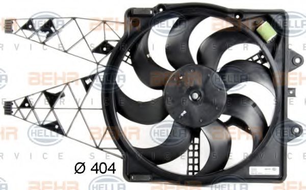 Ventilator, radiator