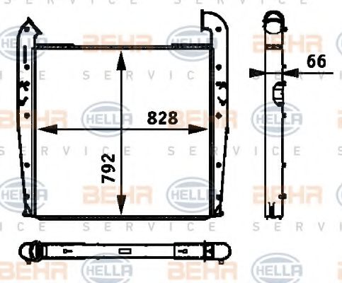 Intercooler, compresor