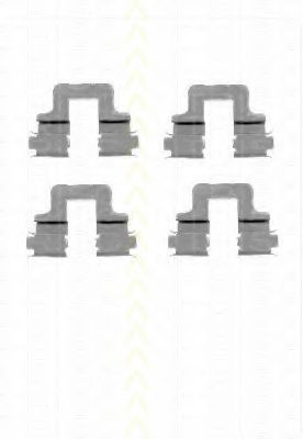 Set accesorii, placute frana