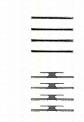 Set accesorii, placute frana