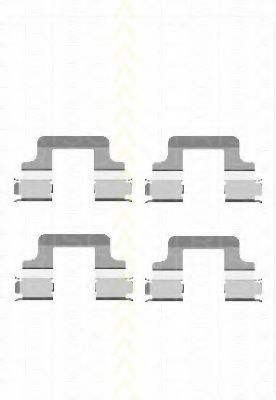 Set accesorii, placute frana