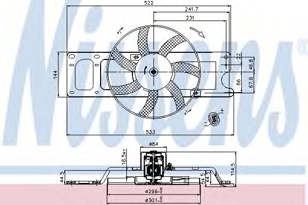 Ventilator, radiator