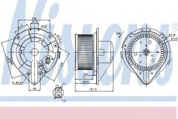 Ventilator, habitaclu