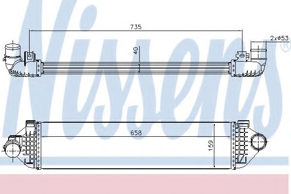 Intercooler, compresor