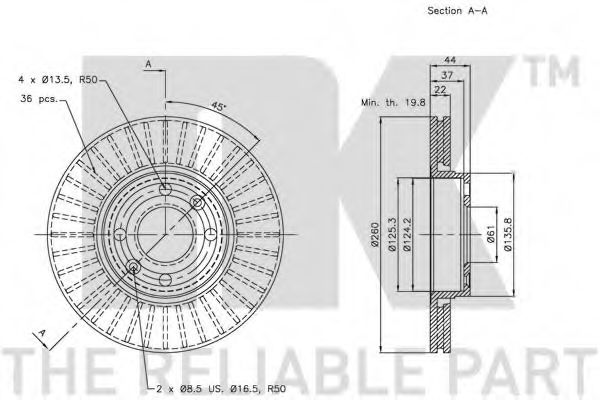 Disc frana