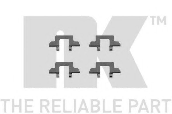 Set accesorii, placute frana