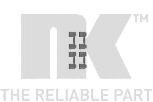 Set accesorii, placute frana