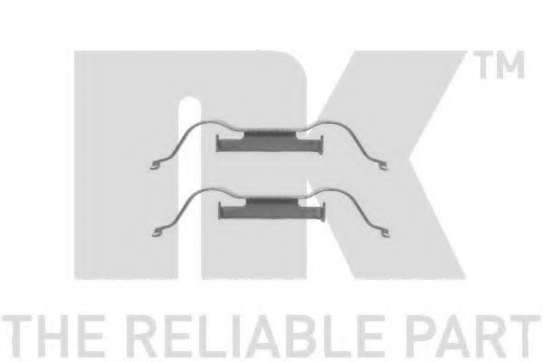 Set accesorii, placute frana