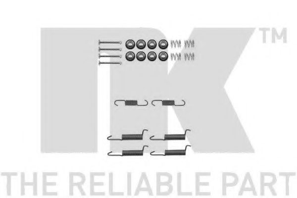 set accesorii, saboti frana parcare