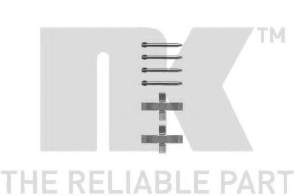 Set accesorii, placute frana