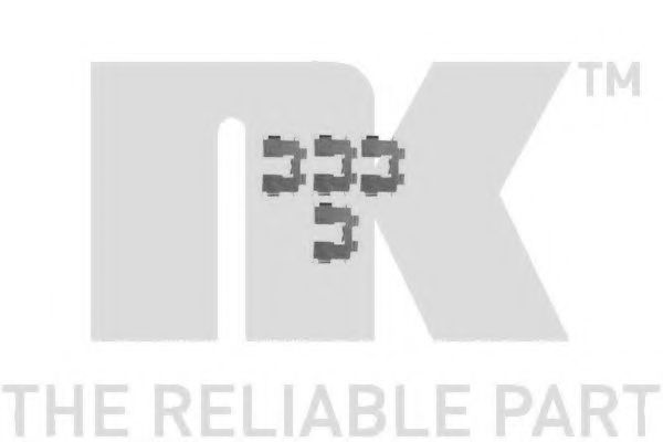 Set accesorii, placute frana