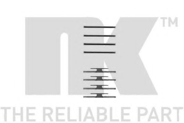 Set accesorii, placute frana