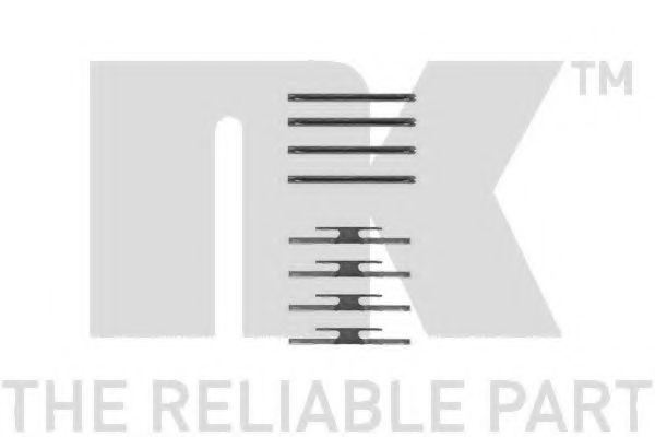 Set accesorii, placute frana