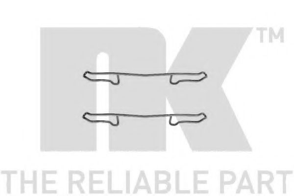 Set accesorii, placute frana