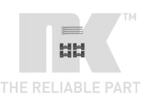 Set accesorii, placute frana