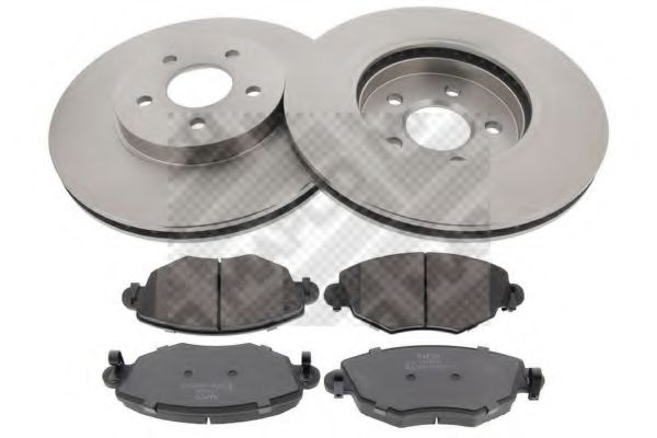 Set frana, frana disc