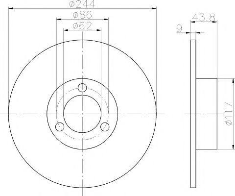 Disc frana