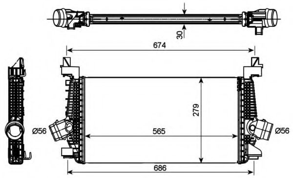 Intercooler, compresor