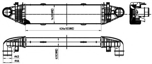 Intercooler, compresor