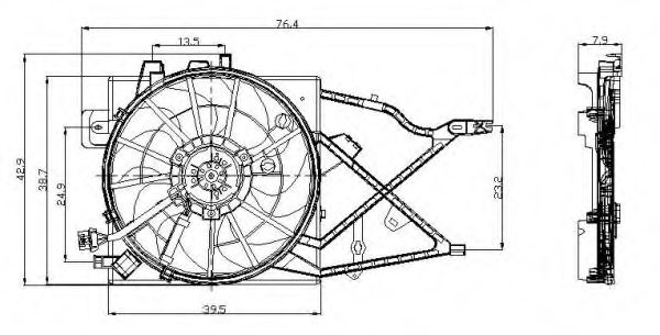Ventilator, radiator