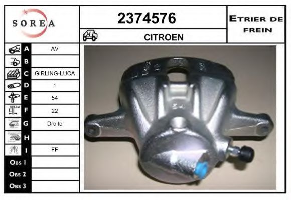 Etrier frana