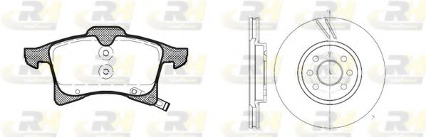 Set frana, frana disc