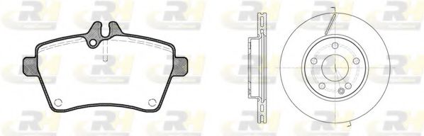 Set frana, frana disc