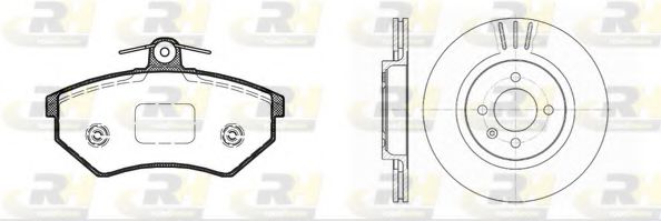 Set frana, frana disc