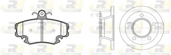 Set frana, frana disc