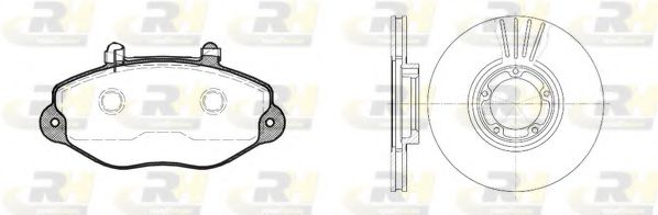 Set frana, frana disc