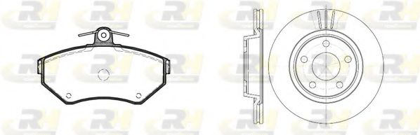 Set frana, frana disc