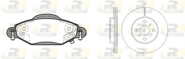 Set frana, frana disc