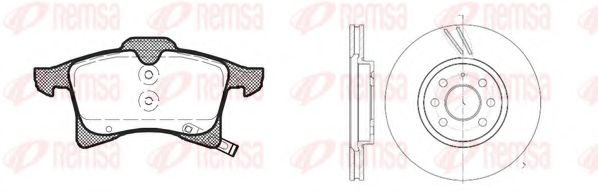 Set frana, frana disc