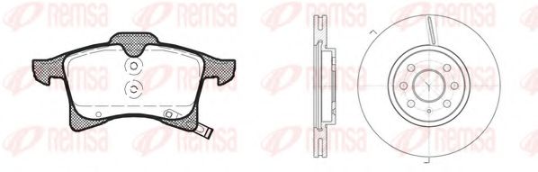 Set frana, frana disc