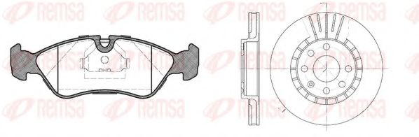 Set frana, frana disc