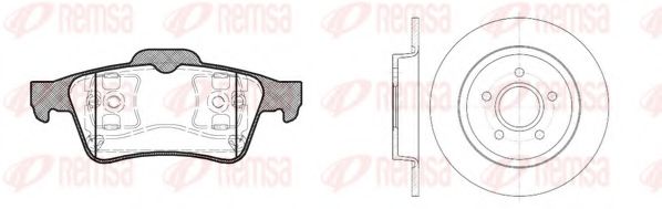 Set frana, frana disc