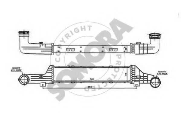 Intercooler, compresor