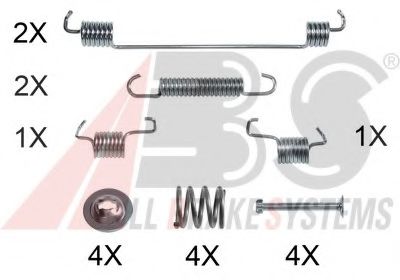 Set accesorii, sabot de frana