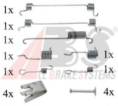 Set accesorii, sabot de frana