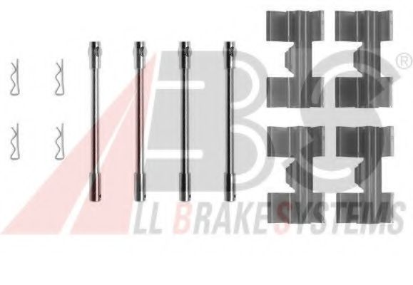 Set accesorii, placute frana