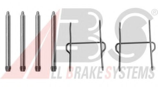 Set accesorii, placute frana