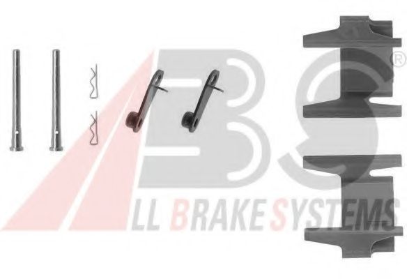 Set accesorii, placute frana