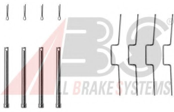 Set accesorii, placute frana