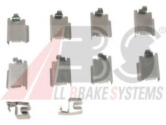 Set accesorii, placute frana