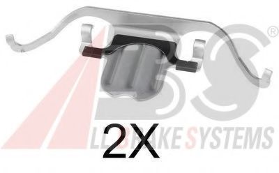 Set accesorii, placute frana