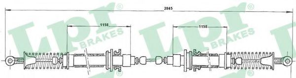Cablu, frana de parcare