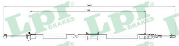 Cablu, frana de parcare