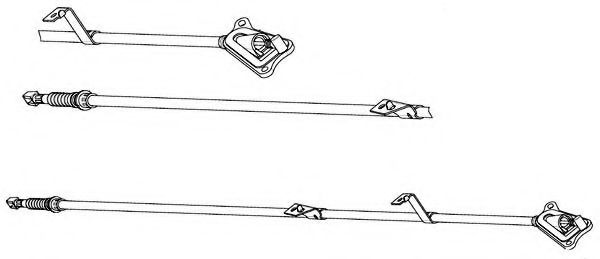 Cablu, frana de parcare