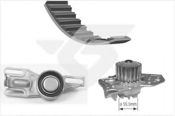 Set pompa apa + curea dintata