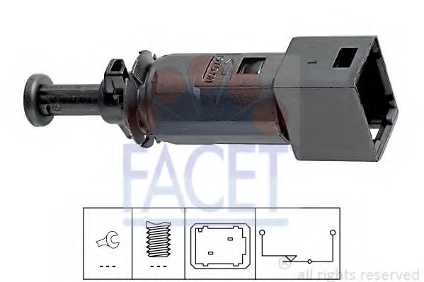 Comutator lumini frana
